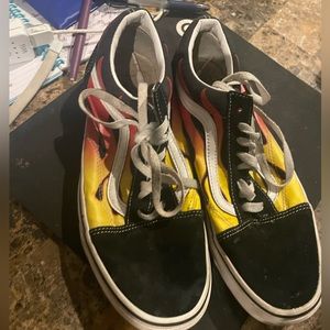 Flame Old Skool Vans